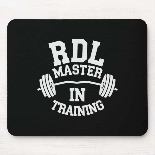 Rumänische Deadlift-Bodybuilding Fitness Workout G Mousepad (Vorne)