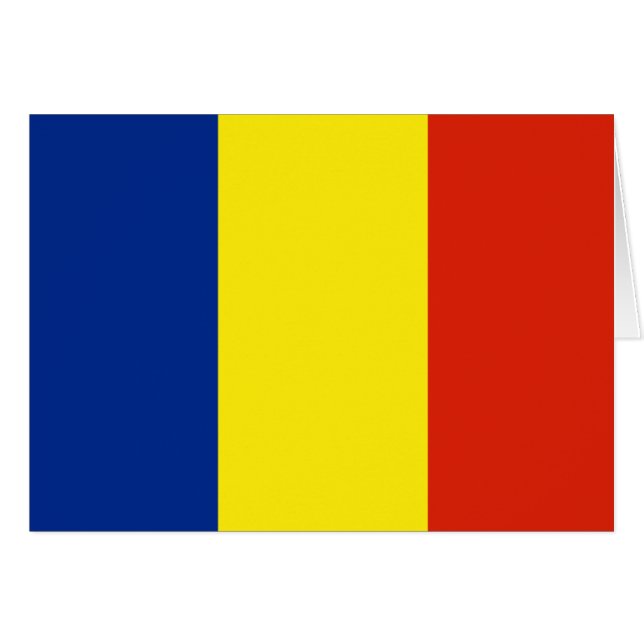 Rumänische Flagge (Vorderseite (Horizontal))