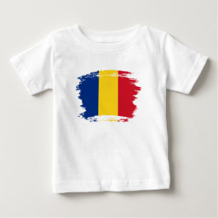 Rumänische Flagge Baby T-shirt