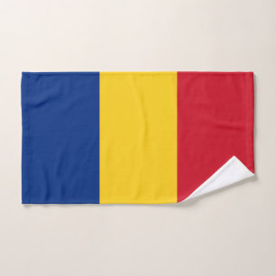 Rumänische Flagge Badhandtuch Set