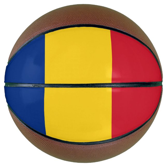 Rumänische Flagge Basketball (Vorderseite)