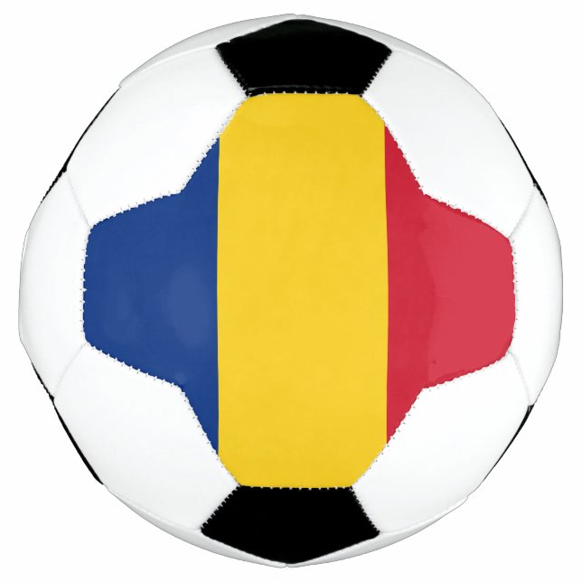 Rumänische Flagge Fußball (Vorderseite)