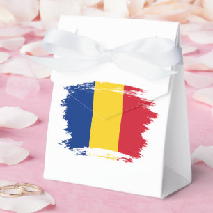 Rumänische Flagge Geschenkschachtel
