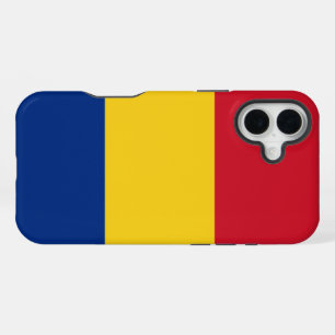 Rumänische Flagge iPhone 16 Plus Hülle