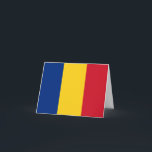Rumänische Flagge Karte<br><div class="desc">Anpassbare World Flag Produkte - Bitte fühlen Sie sich frei,  Ihren eigenen Text hinzuzufügen.</div>
