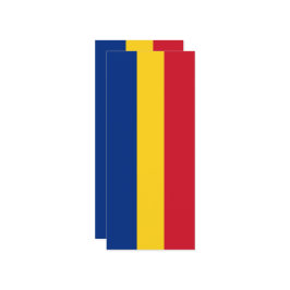 Rumänische Flagge Menükarte