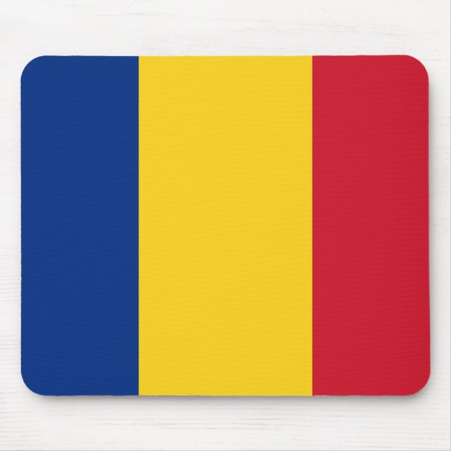 Rumänische Flagge Mousepad (Vorne)