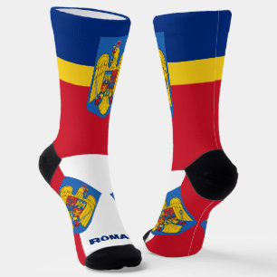 Rumänische Flagge Patriotisch, Nachhaltiges Rumäni Socken