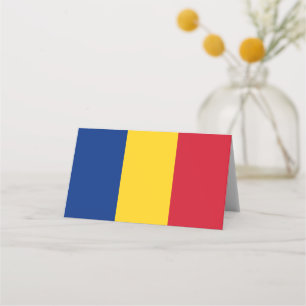 Rumänische Flagge Platzkarte