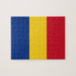 Rumänische Flagge Puzzle<br><div class="desc">Ein ideales Geschenk für alle,  die Patrioten ihres Landes sind!</div>
