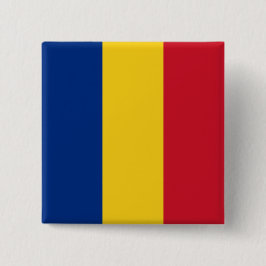 Rumänische Flagge (Rumänien) Button