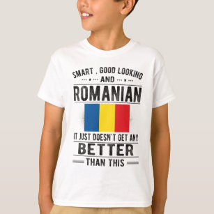 Rumänische Flagge Rumänien Erbe Rumänische Wurzeln T-Shirt