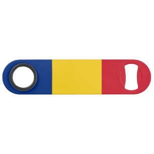 Rumänische Flagge Speed Flaschenöffner