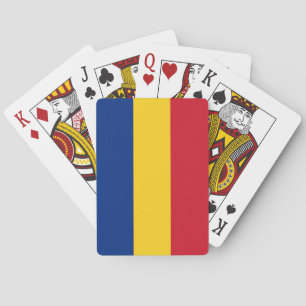 Rumänische Flagge Spielkarten