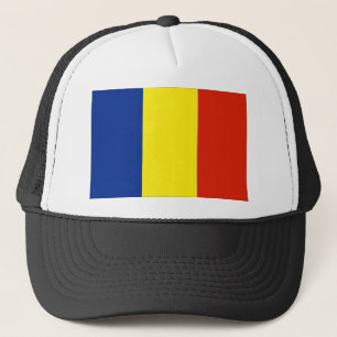 Rumänische Flagge Truckerkappe