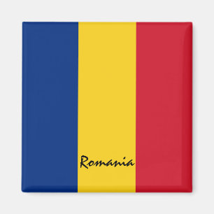 Rumänische Flagge - Urlaub, Reise/Sport Magnet