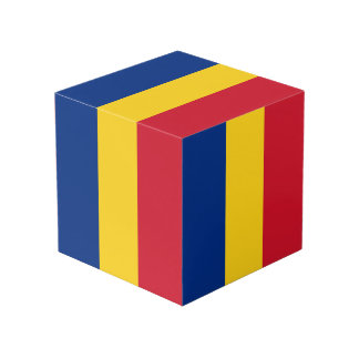Rumänische Flagge Würfel