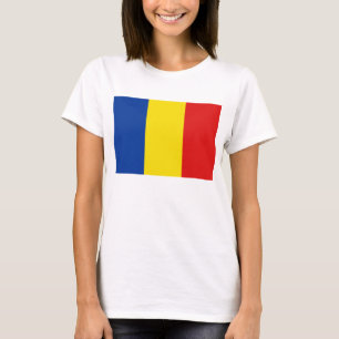 Rumänische Flagge x Karte T - Shirt