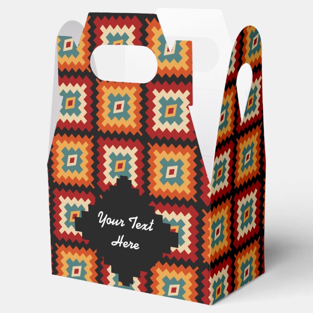 Rumänische Motive Geschenkschachtel (Geöffnet)