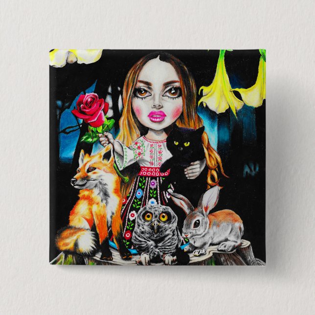 Rumänische Prinzessin Button (Vorderseite)