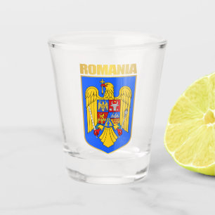 RUMÄNISCHE Wappendecke Schnapsglas