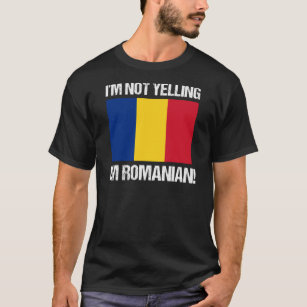 Rumänischer Stolz Ich schreie Rumänien nicht T-Shirt