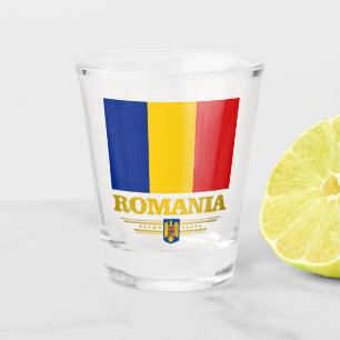 Rumänischer Stolz Schnapsglas