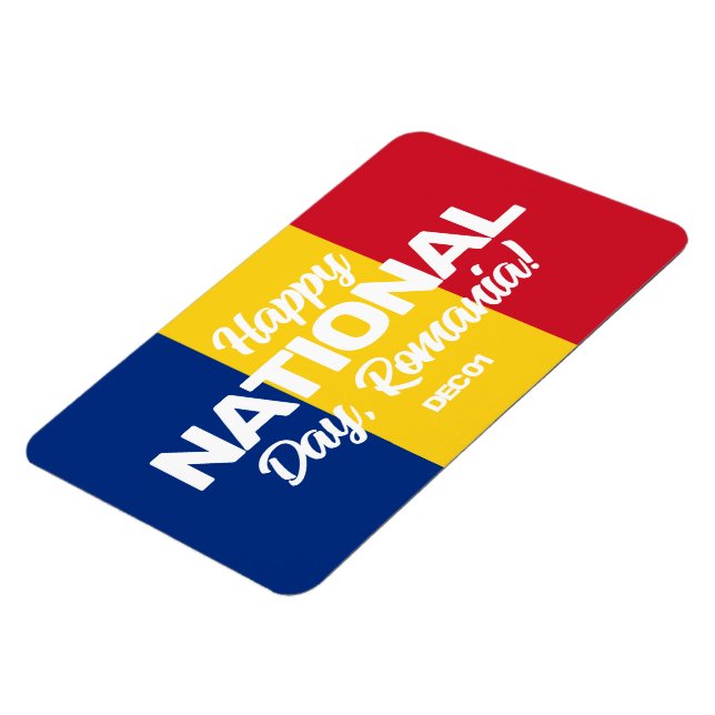 Rumänischer Unabhängigkeitstag Rumänische National Magnet (Linke Seite)