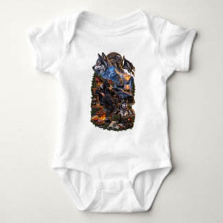 rumänisches Design Baby Strampler