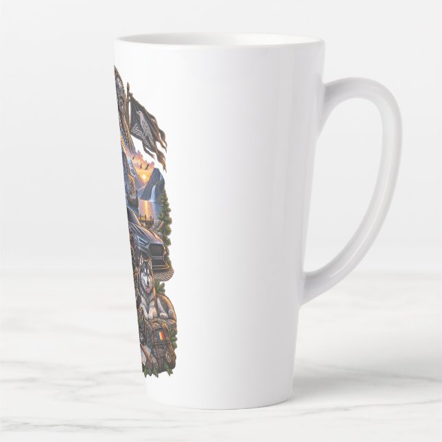 rumänisches Design Milchtasse (Rechts)