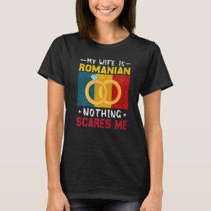 Rumänisches Heiratsrömisches Roots Heritage Verhei T-Shirt
