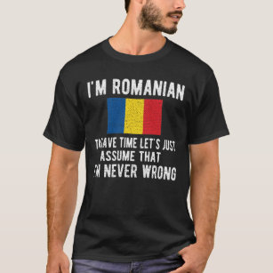 Rumänisches Kulturerbe Rumänien Roots Rumänische F T-Shirt