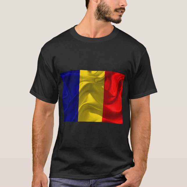 Rumänisches T-Shirt-Design für Flaggen T-Shirt (Vorderseite)