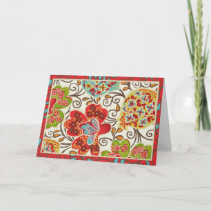 Rumba Dance - Cream Grußkarte Karte