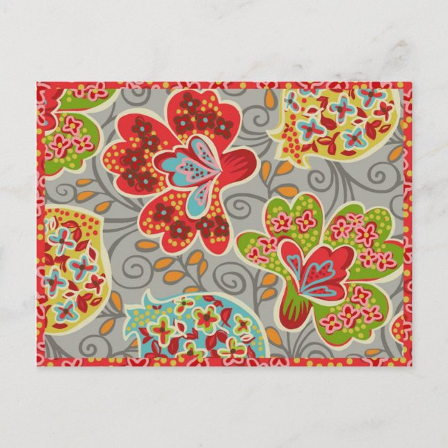 Rumba Dance - Gray Postcard Postkarte (Vorderseite)