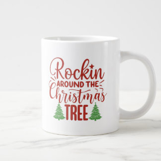 Rumba um den Weihnachtsbaum Jumbo-Tasse