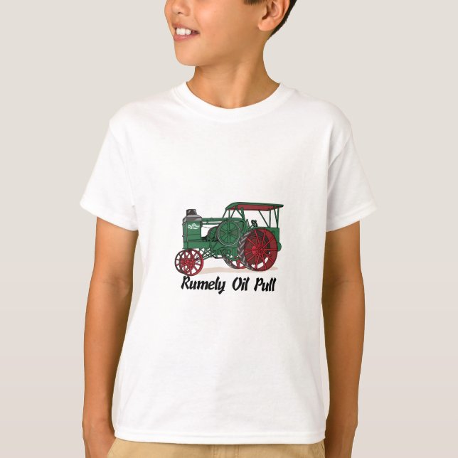 Rumely Öl-Zug-Traktor T-Shirt (Vorderseite)
