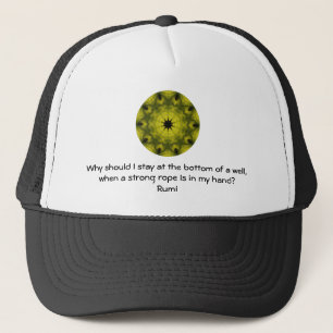 Rumi Action Inspiration Quotation Sprichwort Truckerkappe