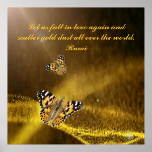 Rumi fällt wieder in Liebe Poster