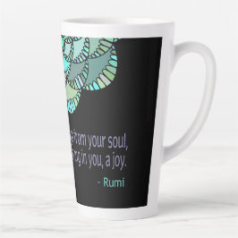 Rumi Fluss in Ihrem Zitat Milchtasse