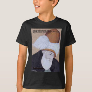 Rumi "Hindernisse der Liebe" Zitat auf Geschenk T- T-Shirt