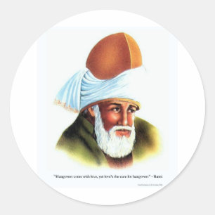Rumi Katerhänge/Liebe Tees Geschenke & Sammlerstüc Runder Aufkleber