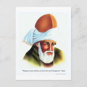 Rumi Katerhänge/Liebes-Tees Geschenke & Sammlerstü Postkarte