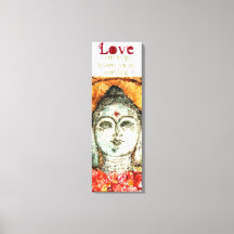 Rumi Liebe Zitat Buddha Art Canvas Print