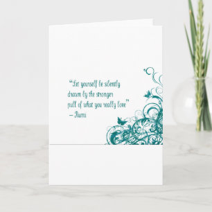 Rumi Liebe Zitat Karte