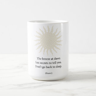 Rumi Morgenpoesie Tasse