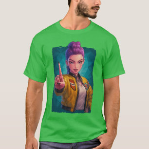 Rumi PowerPoint KPop Dämonenjäger Anime Freund T-Shirt