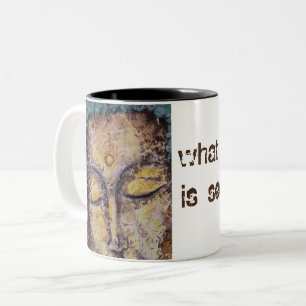 Rumi Zitat-Buddha-Kunst-Kaffee-Tasse Zweifarbige Tasse