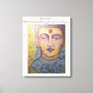 Rumi Zitat-Buddhawatercolor-Leinwand-Wand-Kunst Leinwanddruck