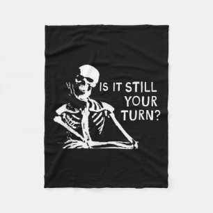Rummikub Game ist es immer noch Ihr Turn_ Funny Sk Fleecedecke